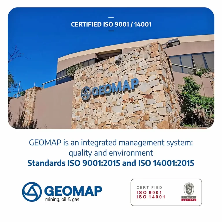 GEOMAP is an integrated management system: quality and environment.
